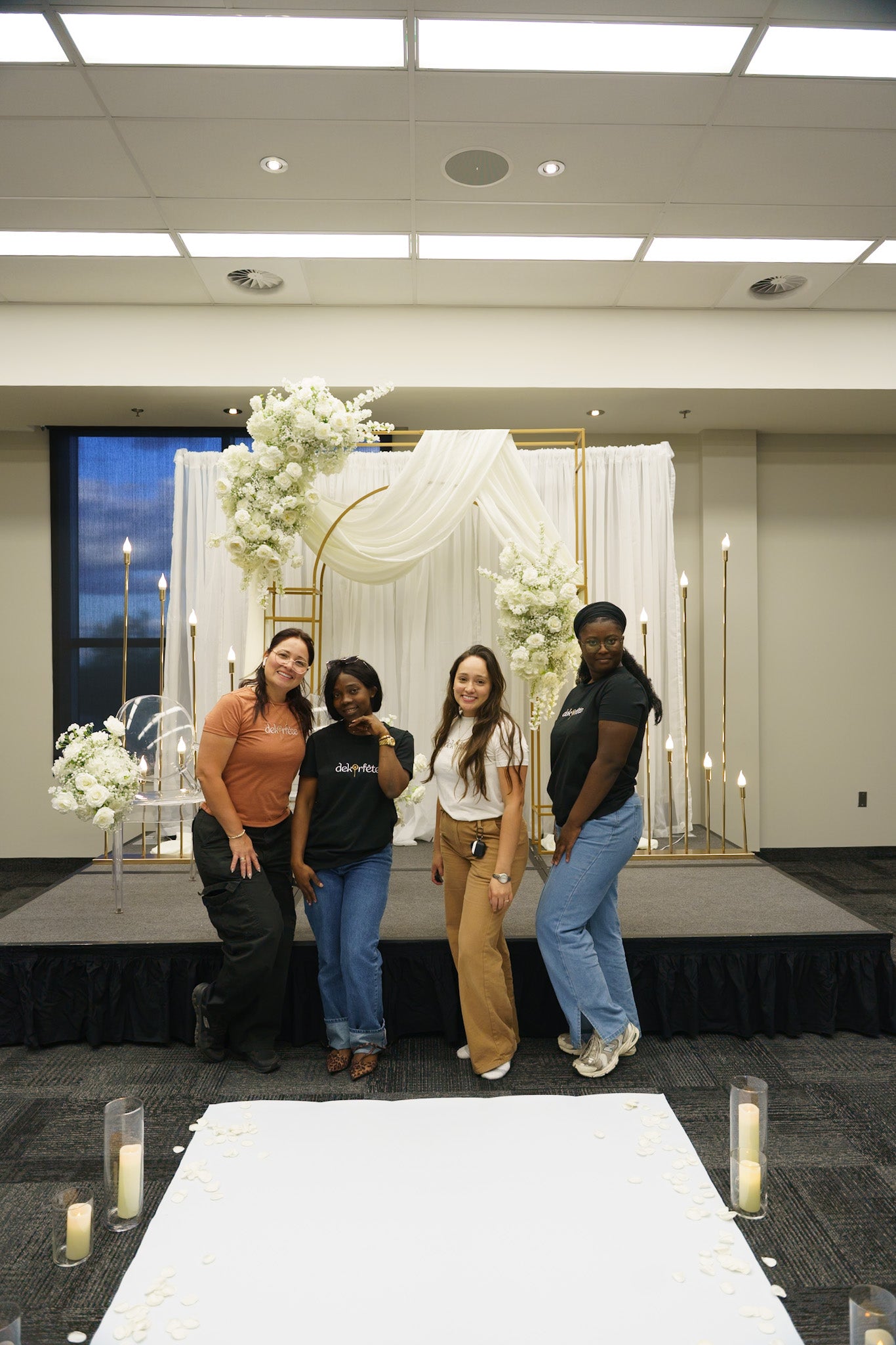 Mariage blanc et or - Tamara & Rency