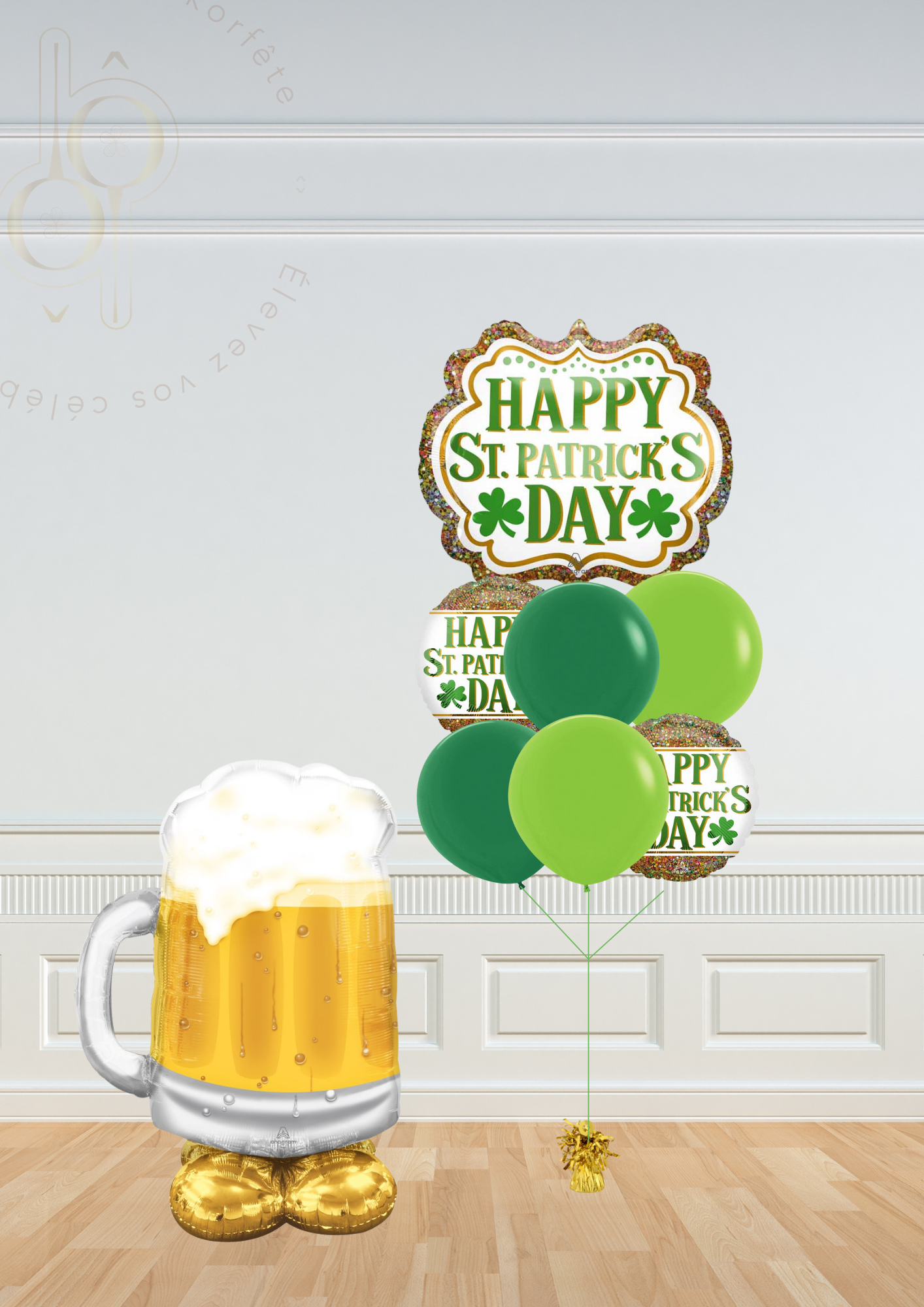 Combo Ballons Style St. Patrick