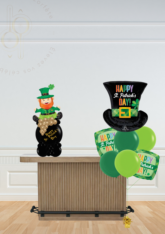 Combo Ballons Chapeau St. Patrick