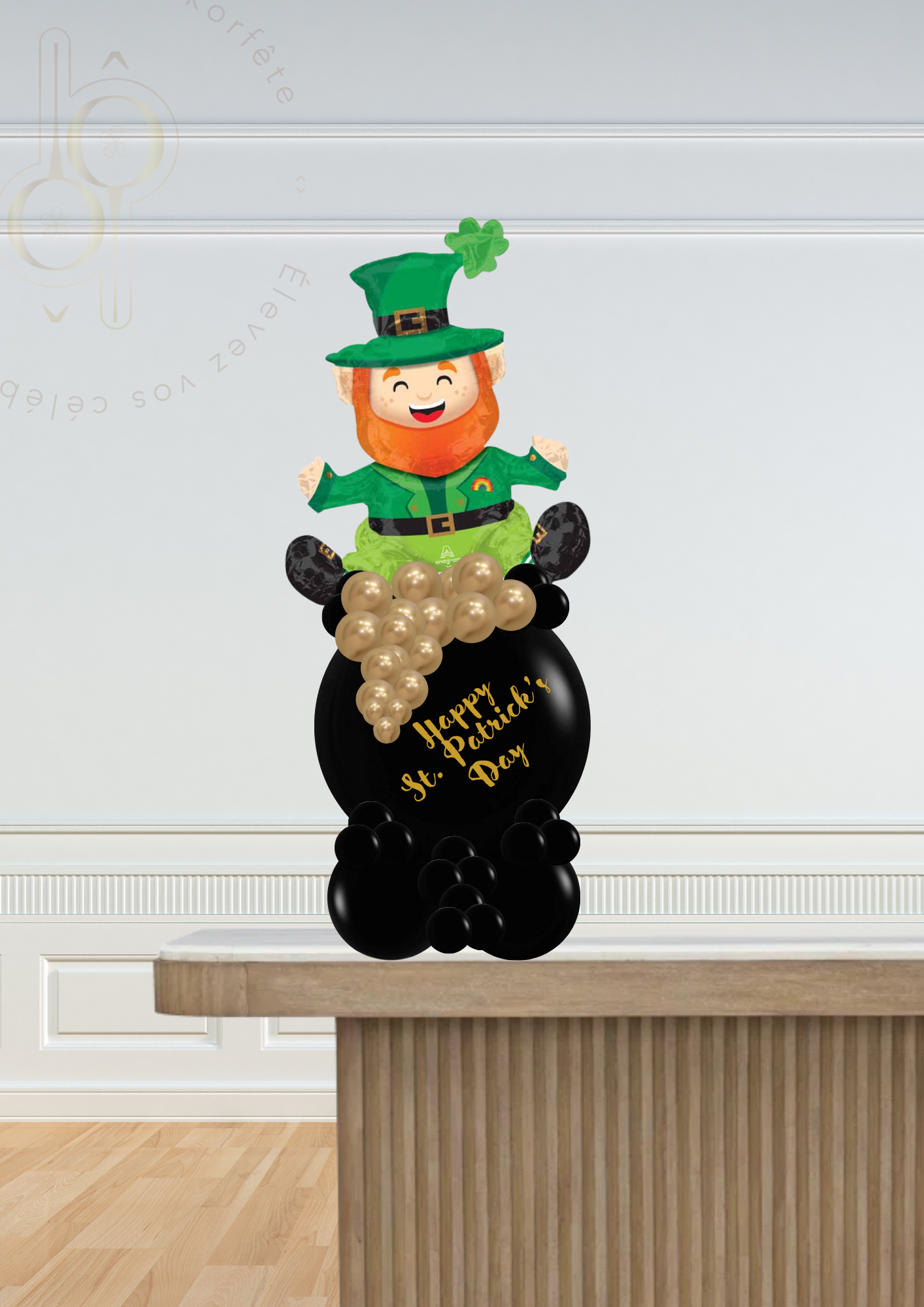 Combo Ballons Chapeau St. Patrick