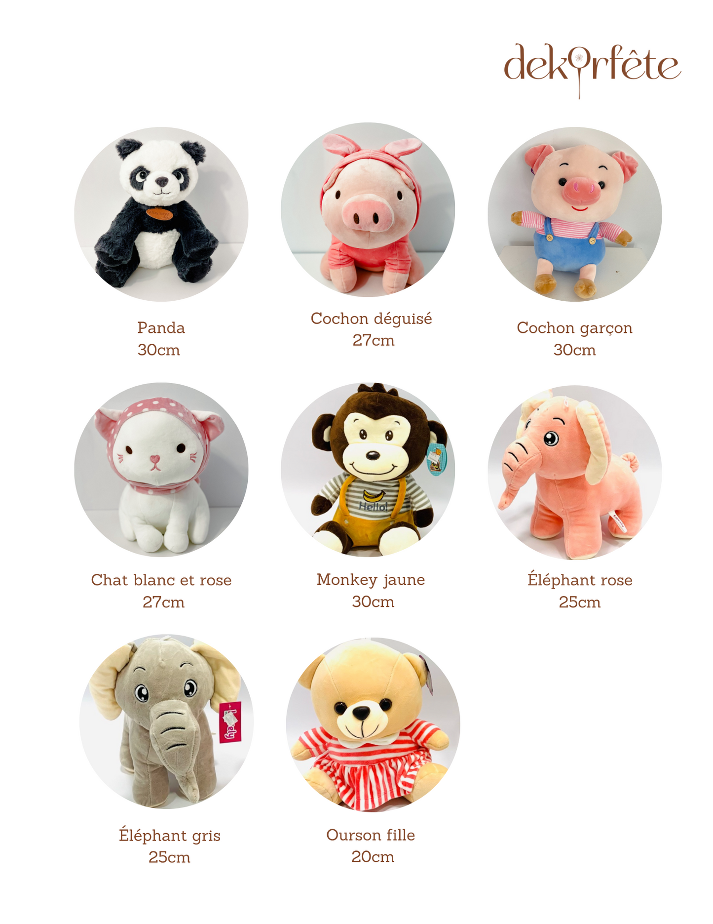 BOUQUET PELUCHE PERSONNALISÉ