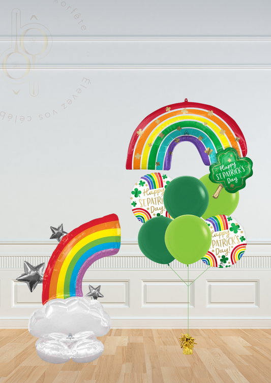 Combo Ballons Arc-en-ciel St. Patrick