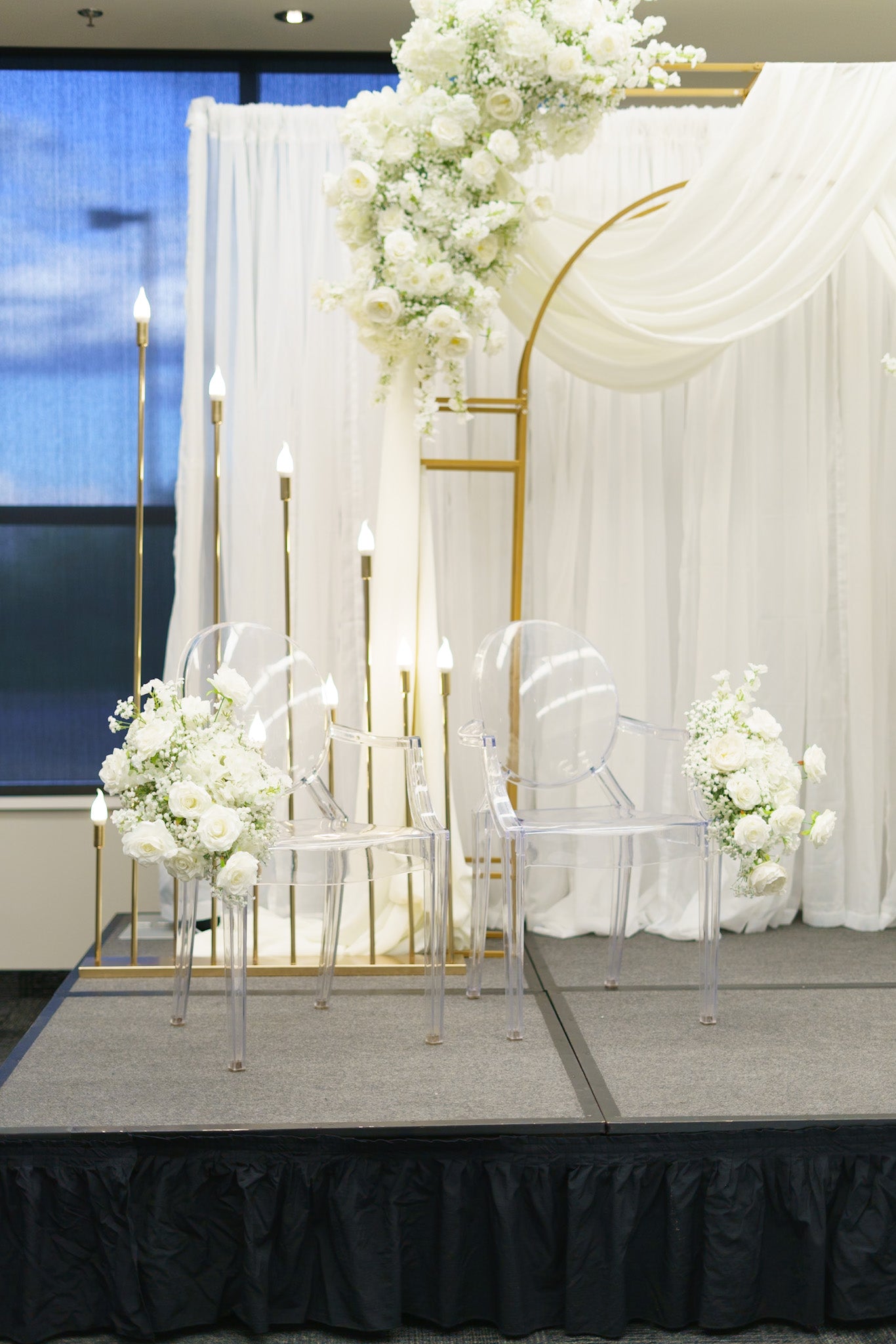 Mariage blanc et or - Tamara & Rency