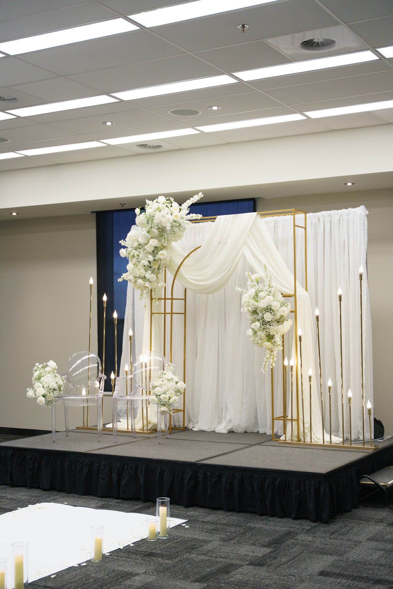 Mariage blanc et or - Tamara & Rency