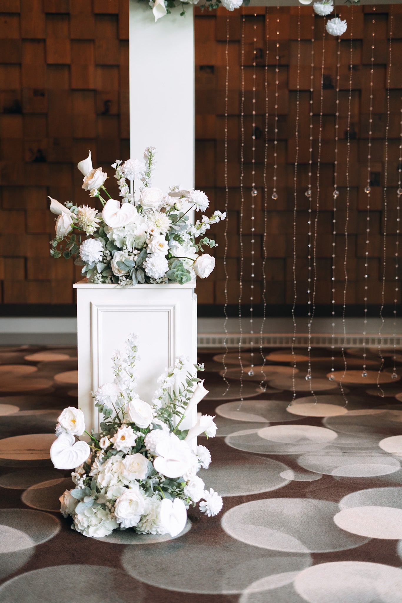 Mariage blanc chic et épuré - Dominic & Julie