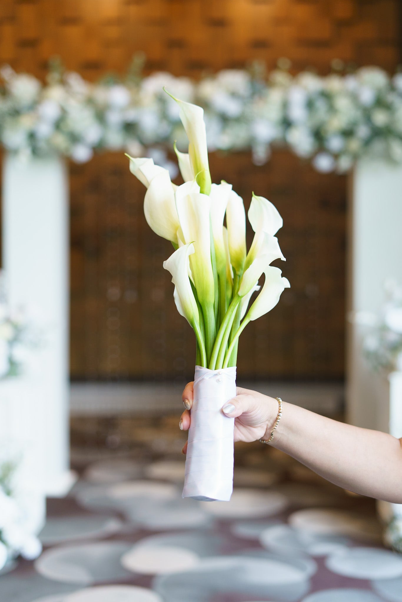 Mariage blanc chic et épuré - Dominic & Julie