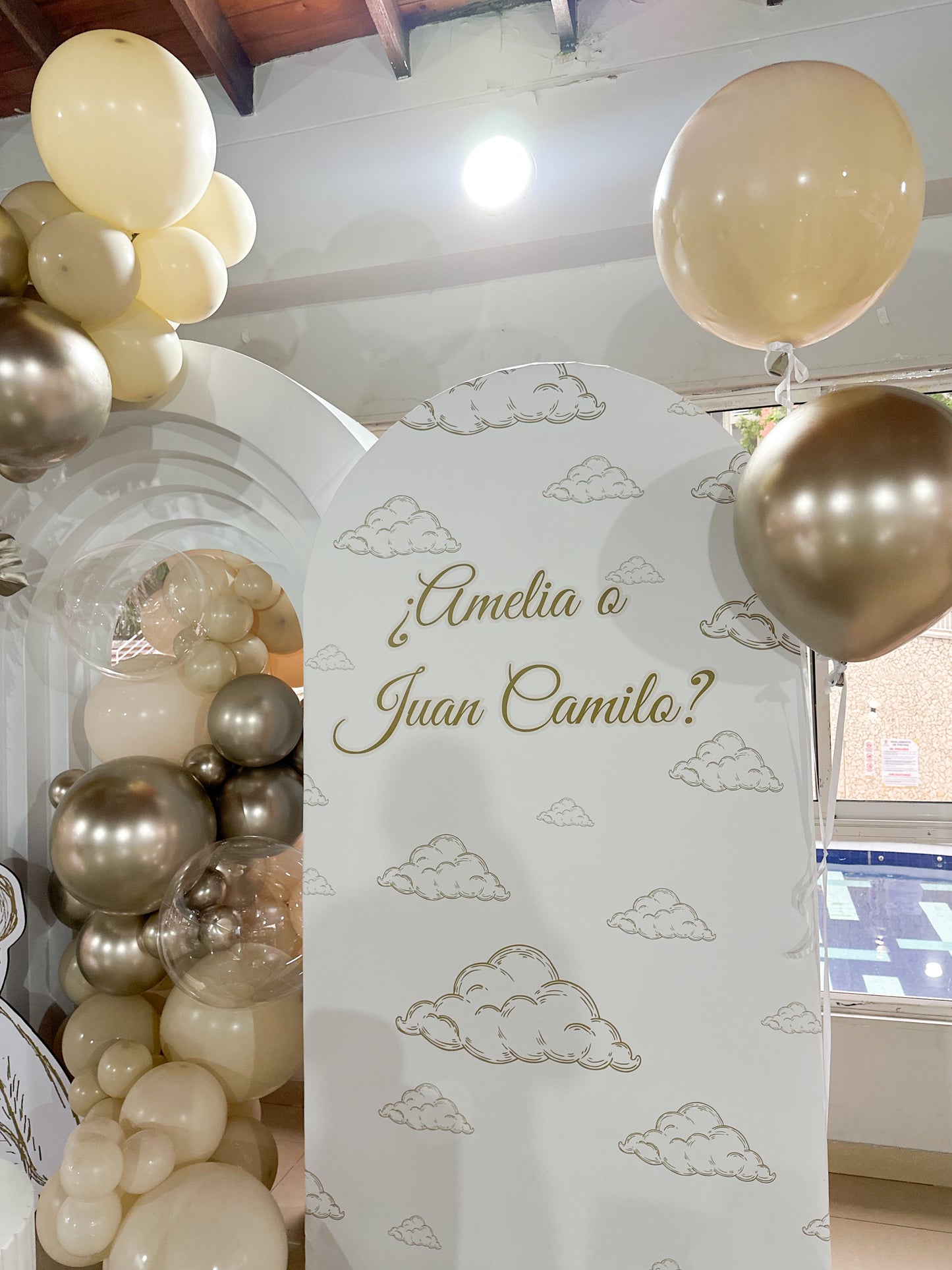 Gender reveal boho – Thème ourson