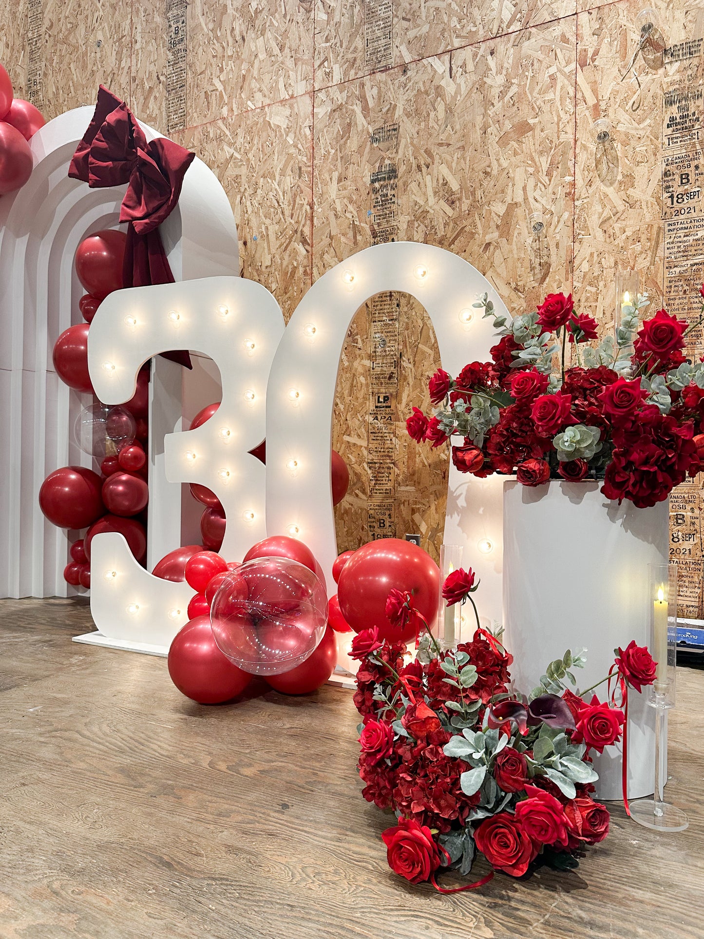 Anniversaire 30 ans Linda - Thème Roses rouges