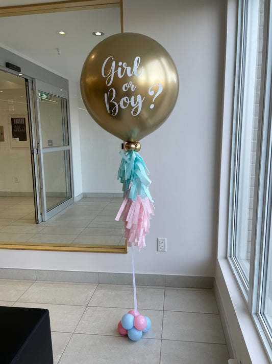 BALLON GENDER REVEAL 24"