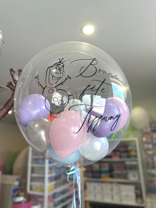 BALLON BUBBLE PERSONNALISÉ
